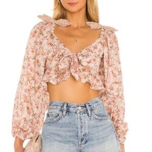 Tularosa Floral Crop Top